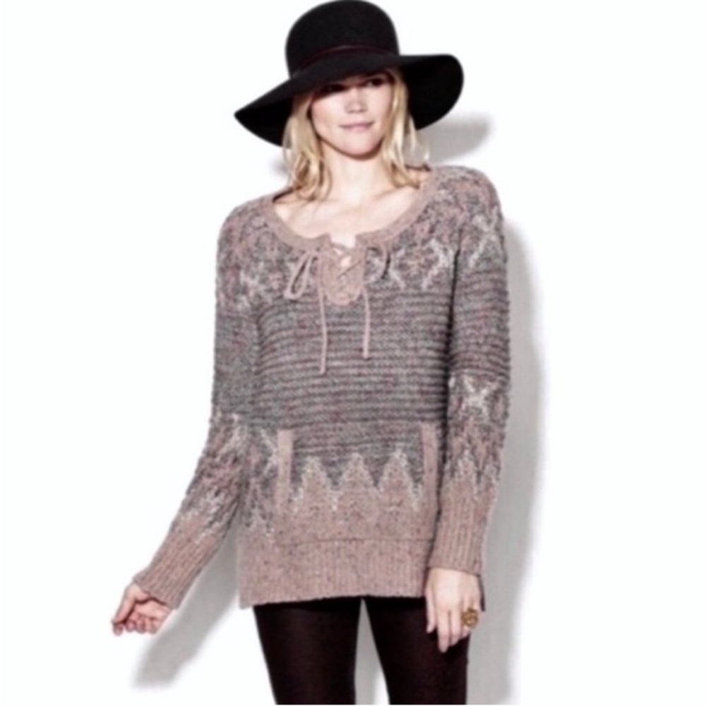 Free People Love Bug Fair Isle Sweater